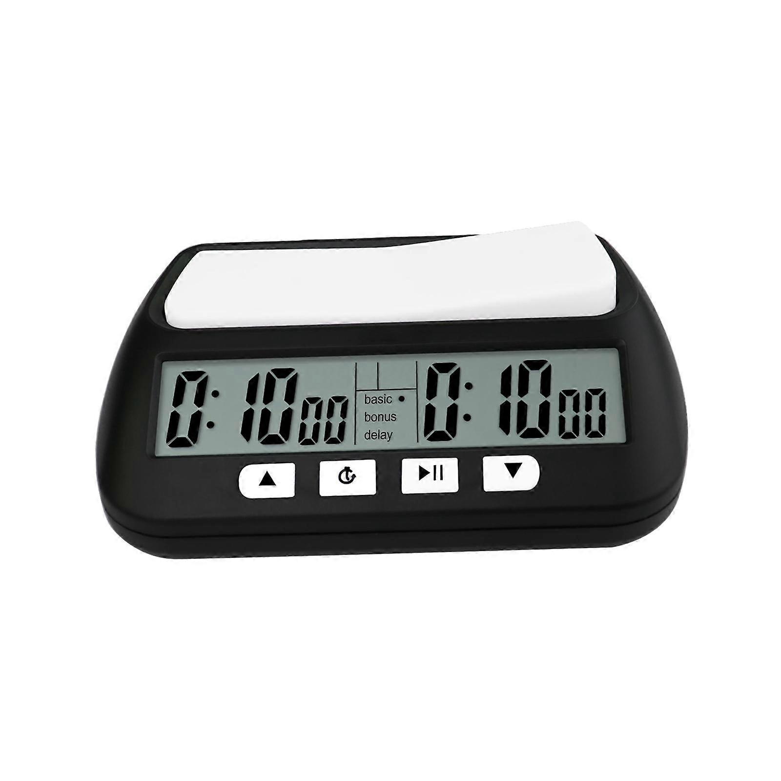 Digital Chess Clock for International Chess Parties Chess Game Chess Accessory Black