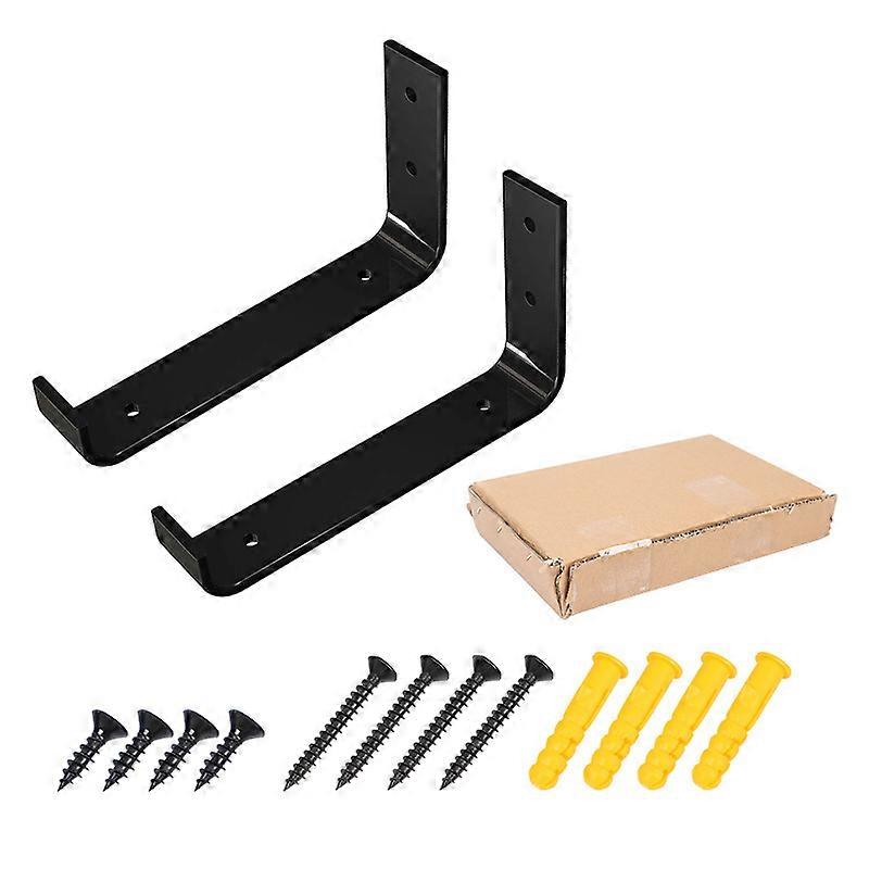 INF Ένα ζευγάρι αόρατων στηριγμάτων ραφιών σχήματος L για τοποθέτηση στον τοίχο