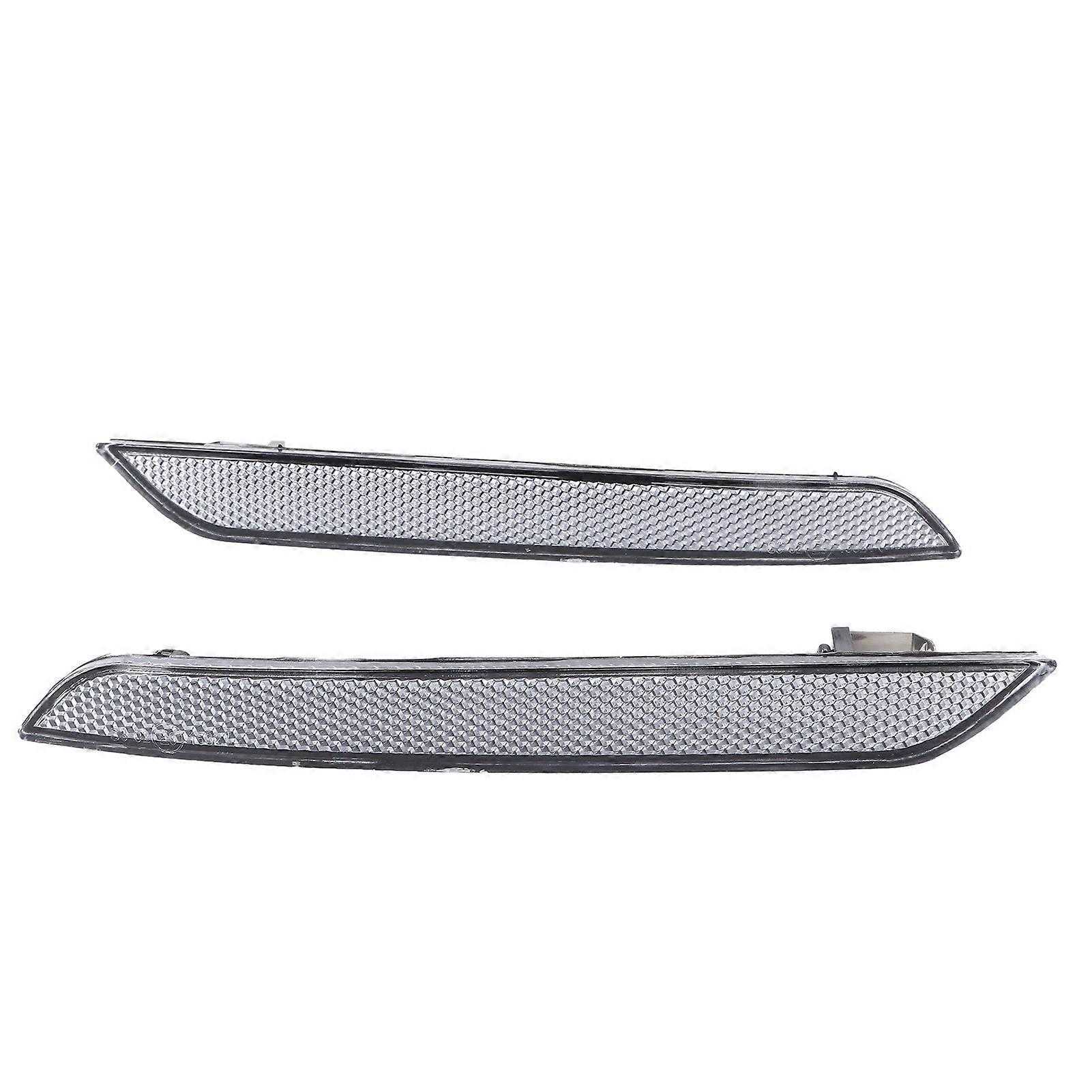 Side Marker Light 2Pcs Front Bumper Reflector Lamp for E71 X6 E70 X5M White