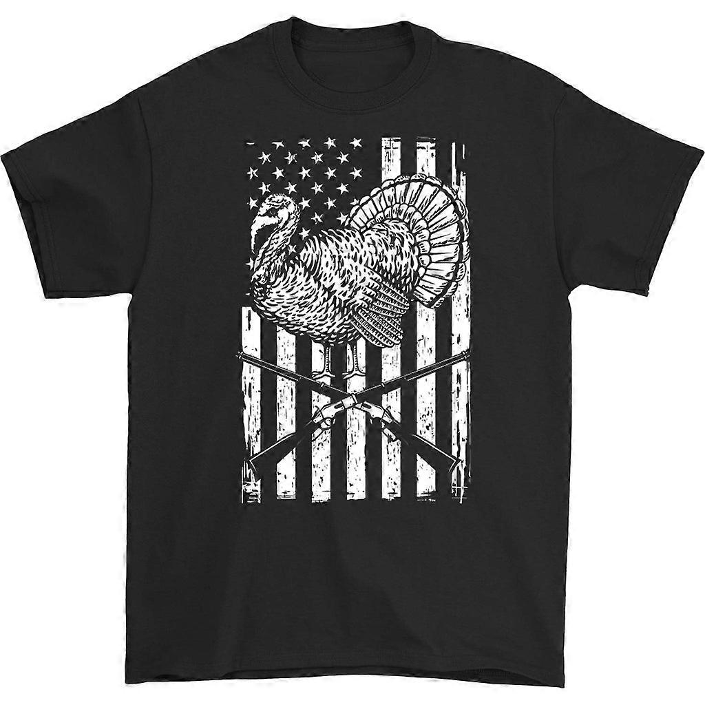 Tyrkia Jakt American Flag T-skjorte