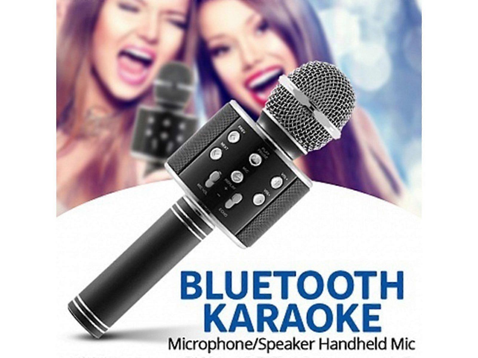 Handheld Wireless Bluetooth Microphone with Speaker for Phone Computer