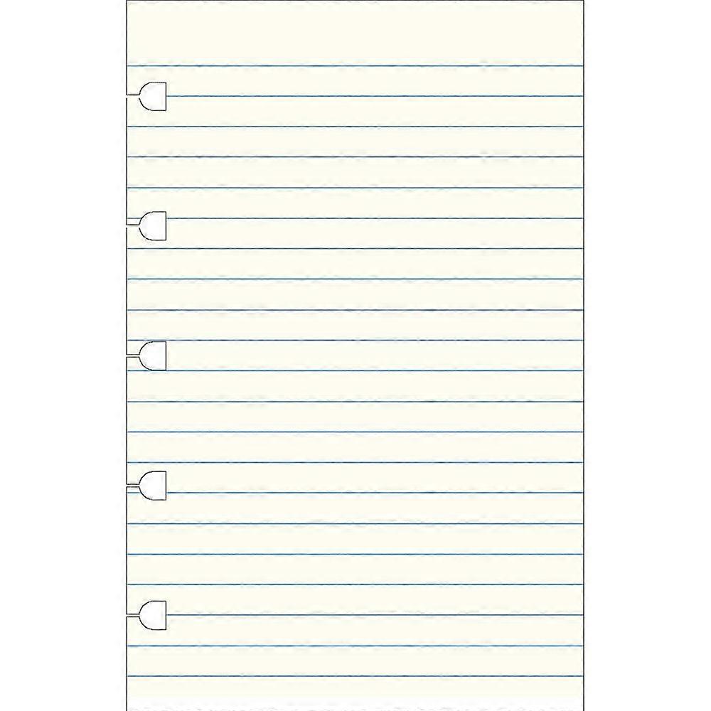 Filofax Superior Quality Stylish Ruled Pocket Notebook Paper Refill 32pk
