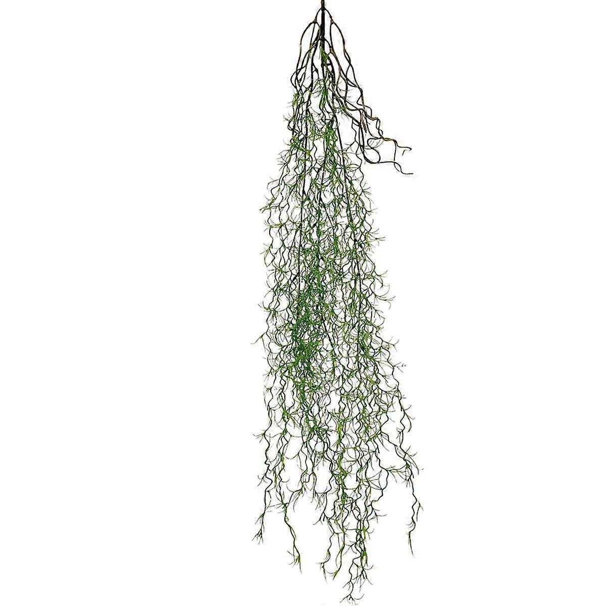 Simulation of Hanging Green Vines and Green Grass False Vines Ivy Hanging Green Plants Garden Wall