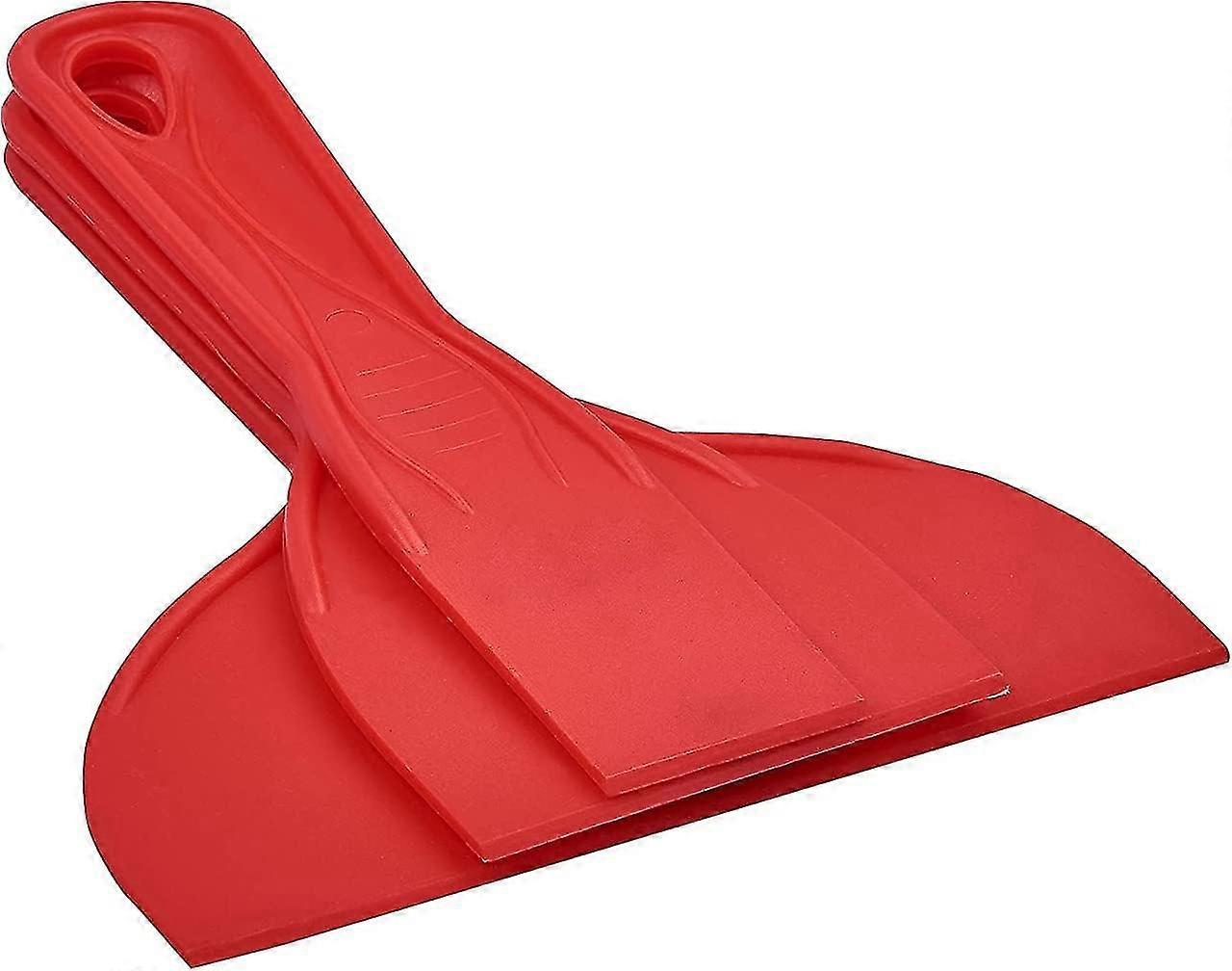 3 Pcs Plastic Scraper Tool,plastic Putty Knife Set, Wallpaper Scraper Plastic, Paint Scraper Plastic Tool
