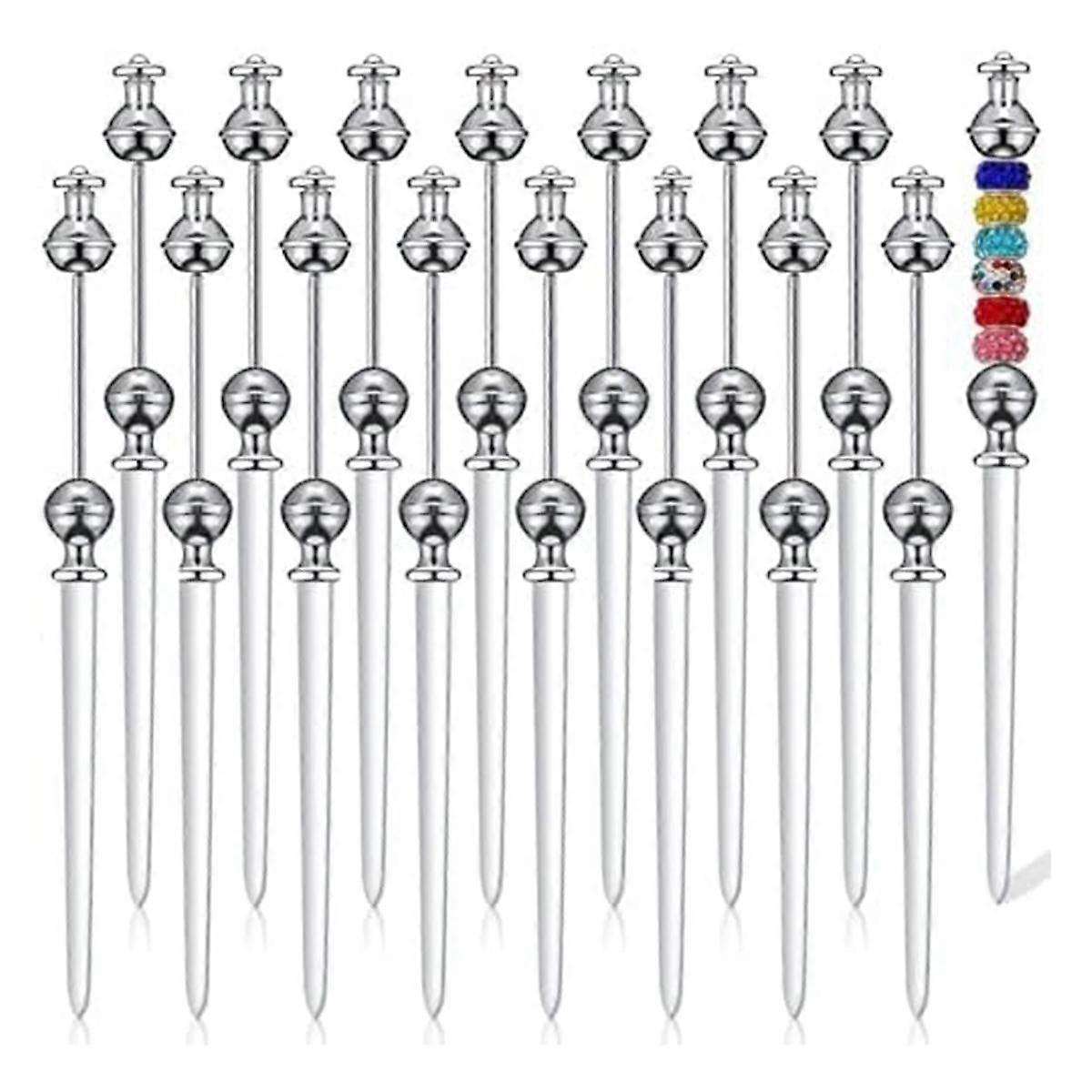 16Pcs Beaded Letter Opener Metal Letter Opener Envelope Slicing Beaded Letter Opener for Gifts Offi
