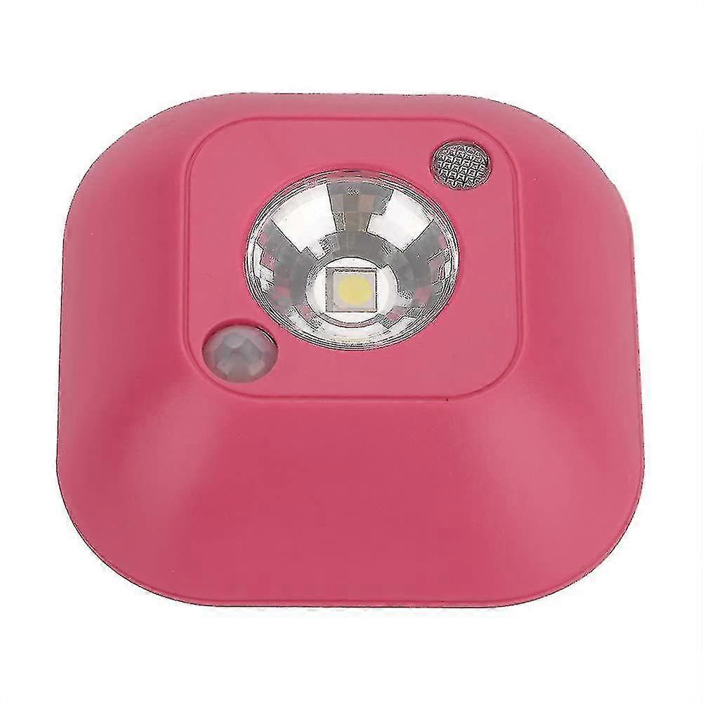 Motion Sensor Night Light, Mini Wireless Led Infrared Motion Sensor Battery Operated Night Light,pink