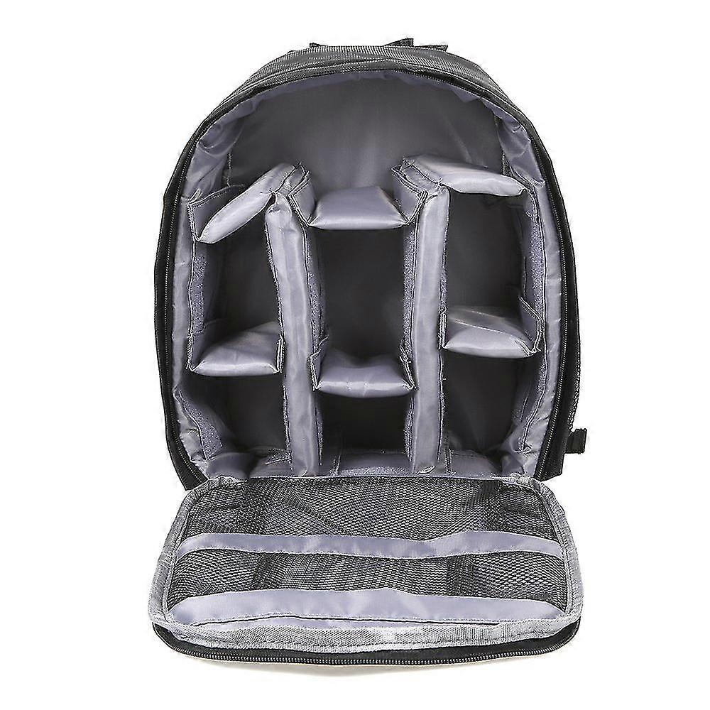 Camera Backpack Waterproof Shockproof Camping Bag - Small Gray