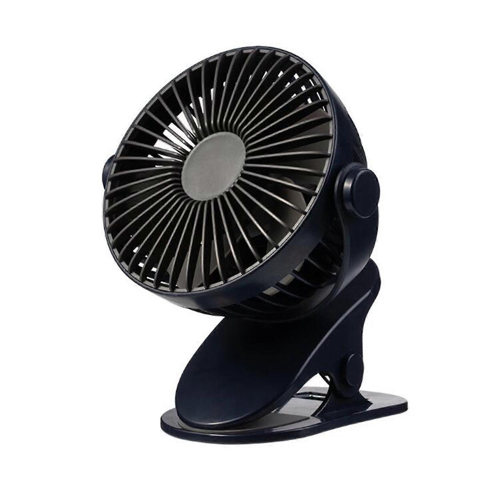 Desk Fan Small Table Strong Airflow Quiet Operation Portable Speed Adjustable