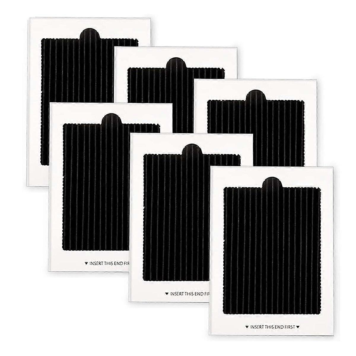 6 Pack Carbon Activated Refrigerator Air Filter Replacement for EAFCBF PAUL