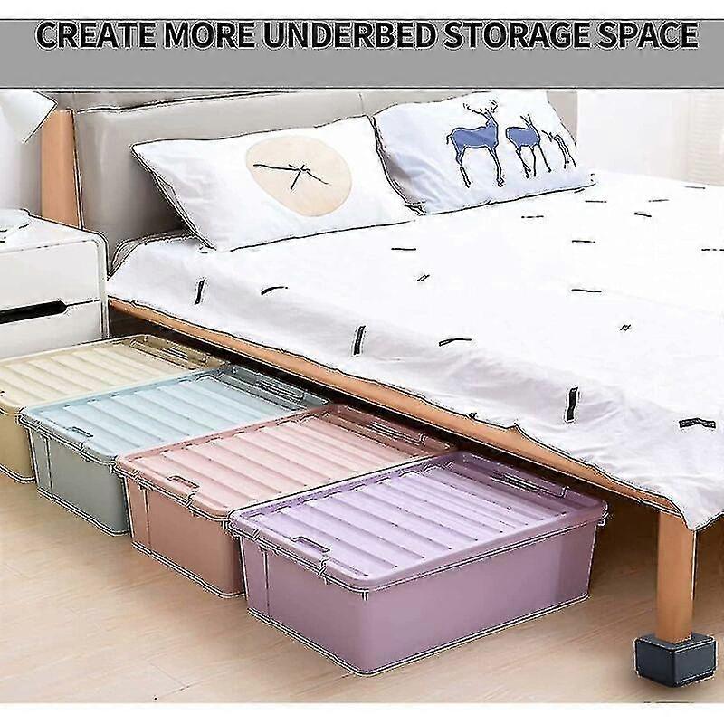 Bed Risers Furniture Risers Add 5cm Height, Solid Steel Supports 10000 ...
