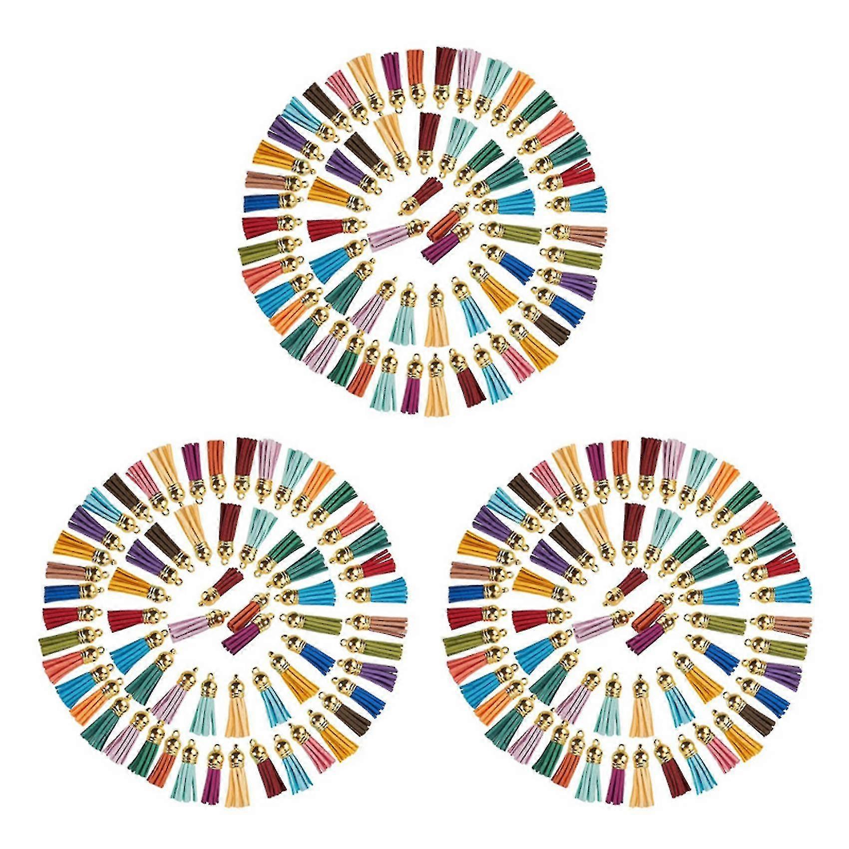 100pcs Keychain Tassels Compatible With Keychain Diy Craft Supplies