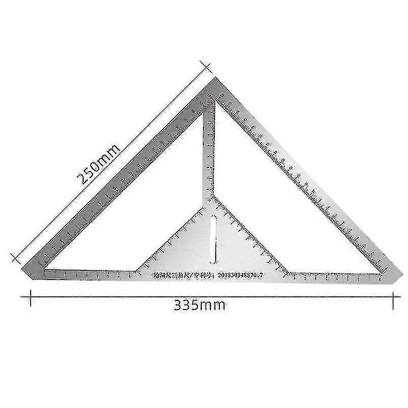 Multifunctional Triangle Floor Drain Ruler