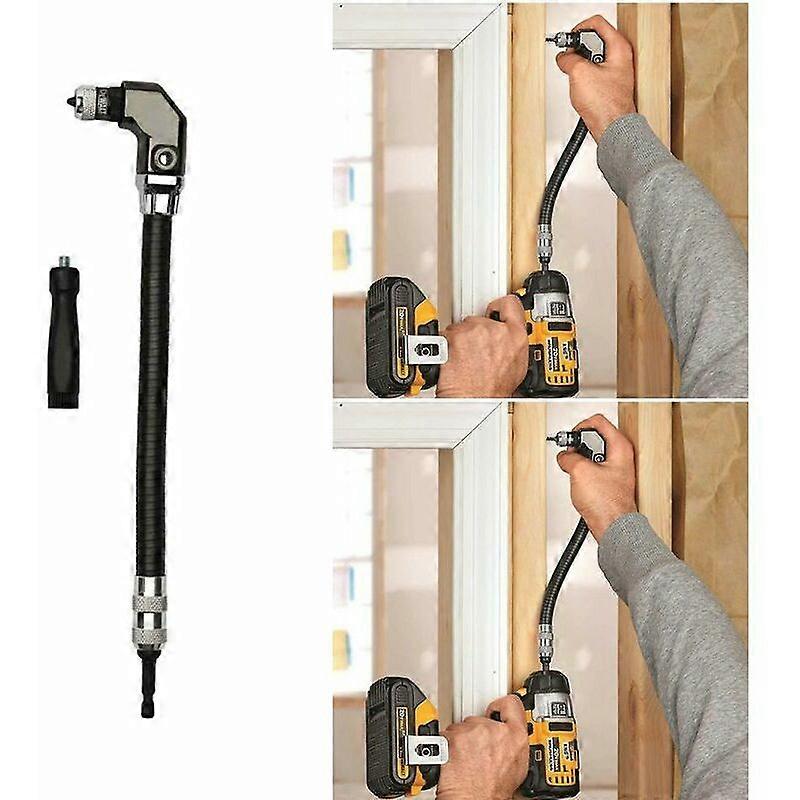 1/4 Flexible Right Angle Drill/Screwdriver Accessory for Woodworking