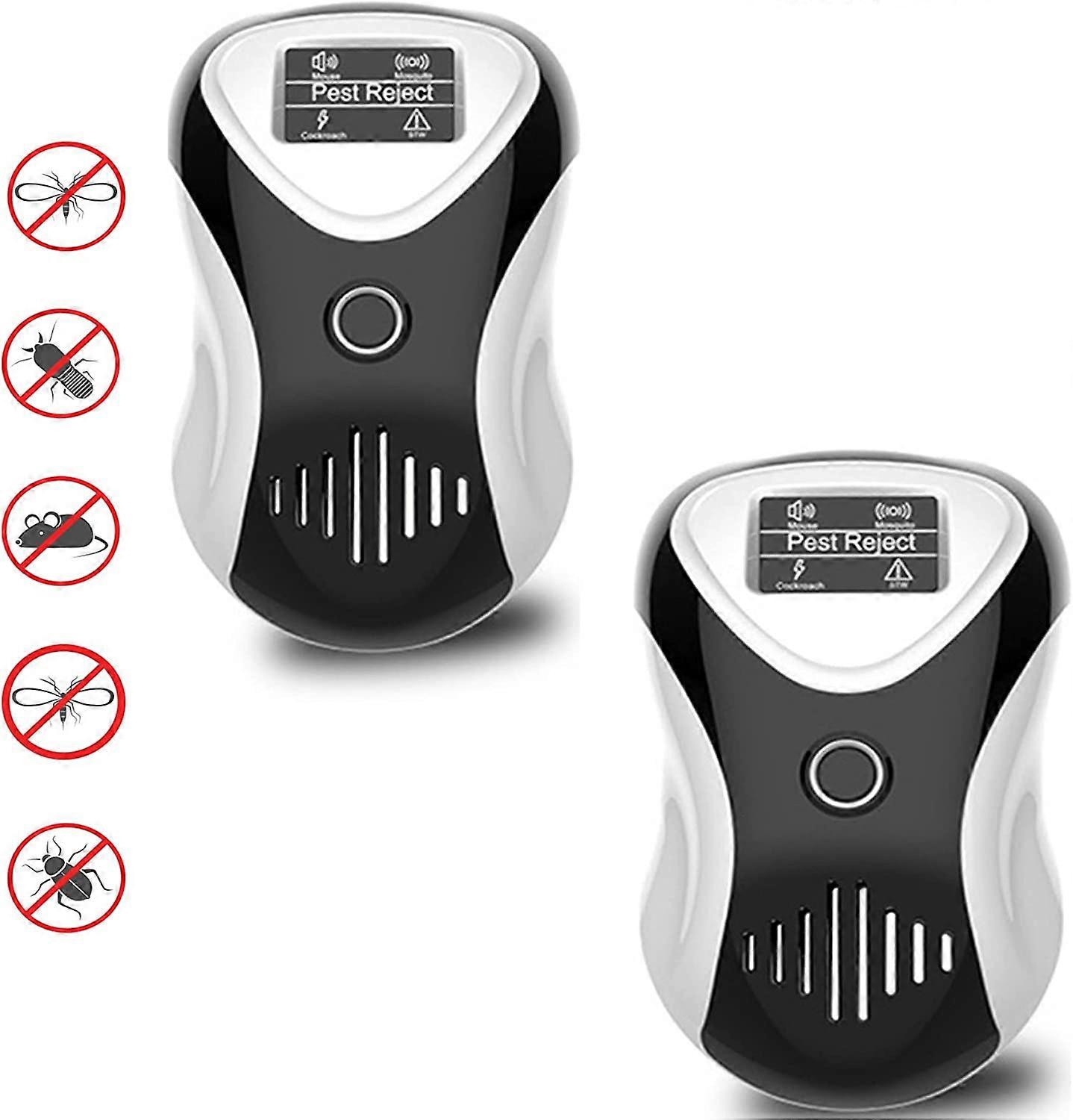 2 Pack Ultrasonic Pest Repeller