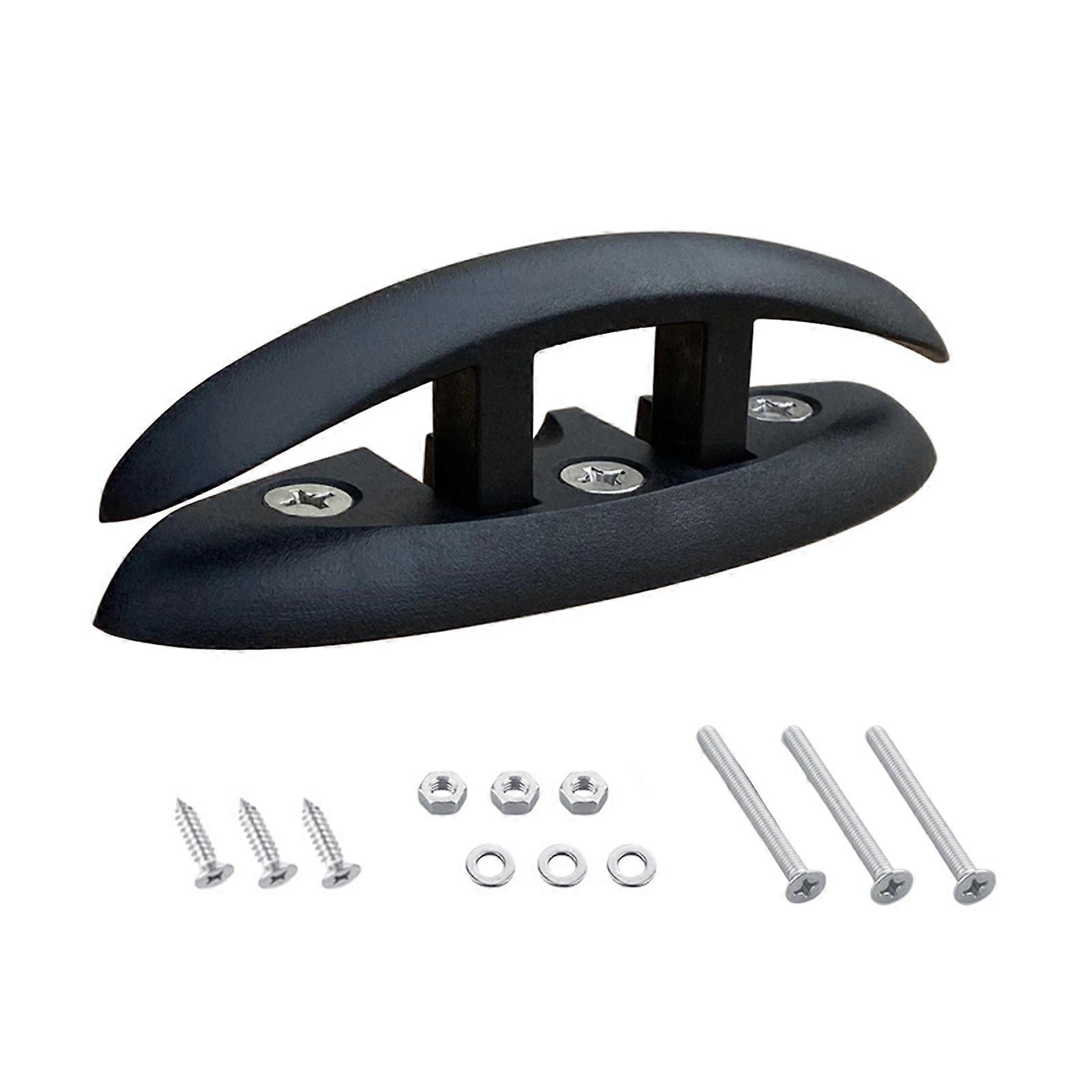 Ship Folding Cleat Wear-resistant High Strength Corrosion Resistant Portable Easy Installation Universal Nylon Boat Folding Cleat Flip-up Dock Cleat S