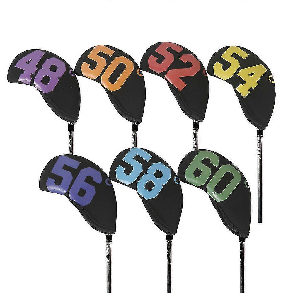 7pcs/pack Κάλυμμα σίδερα γκολφ 48 50 52 54 56 58 60 σφήνες υπαίθρια αθλητικά αξεσουάρ