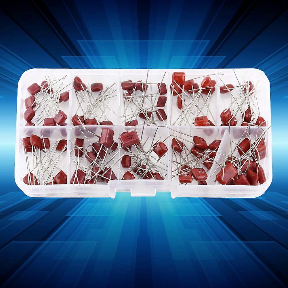 PATIKIL 10 Valeur Cbb Condensateur, 100pcs Polypropylène Film