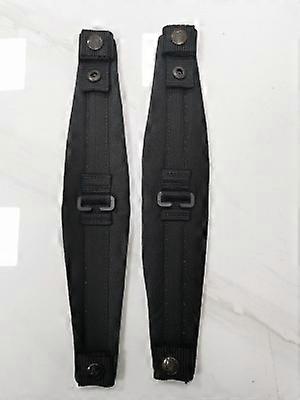 Shoulder Pads Black 1 One SizeAttach with press buttons and a buckle in the middle that keeps the straps in position