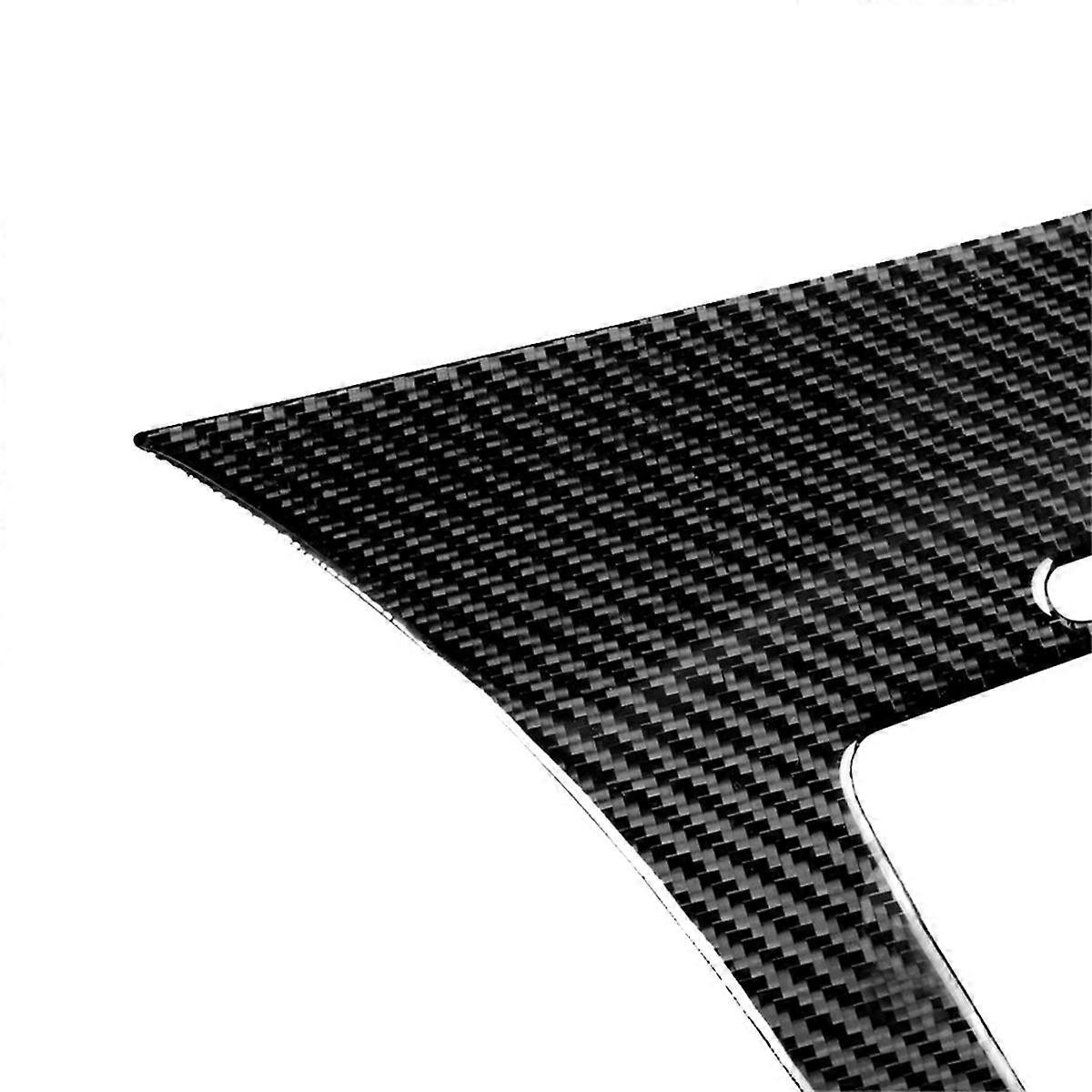 2Pcs for 8Th 06-11 Carbon Fiber Left Dash & GPS Navigation Cover Trim