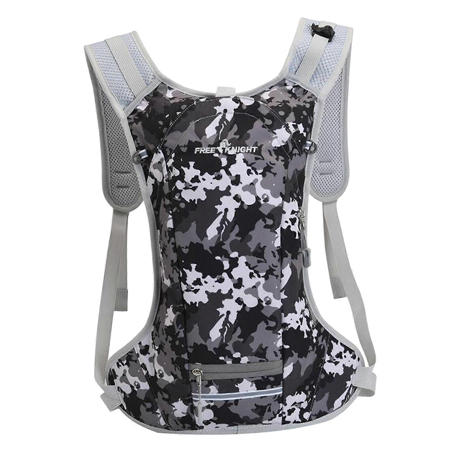 Running Camping Hydration Backpack Pack Bag Pouch Climbing Camouflage