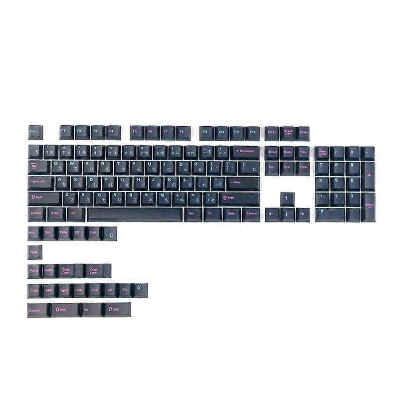 Mechanical Keyboard Keycaps Cherry Profile 127 Keys PBT Dye Sublimation KeyCaps for Cherry MX GK61 64 84 96