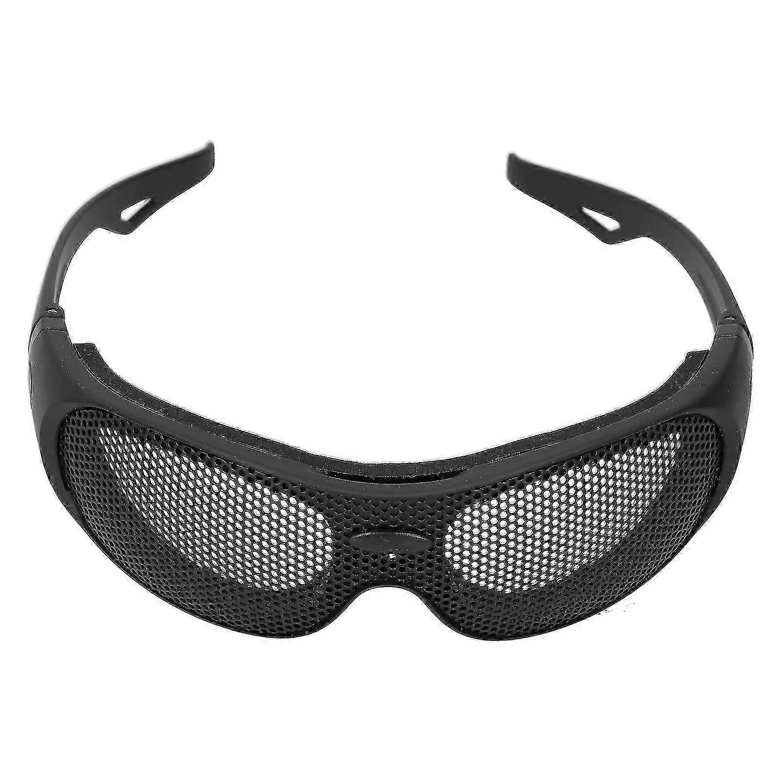 Skyddsglasögon resistenta järnnätmönster UV400 för fans Cs utomhusspel