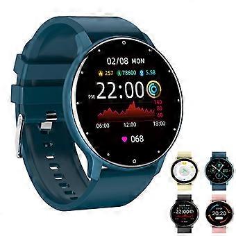 Reloj inteligente de fitness Bluetooth Gold Rastreador de frecuencia cardíaca para hombres y mujeres Pulsera inteligente Podómetro de monitoreo del sueño