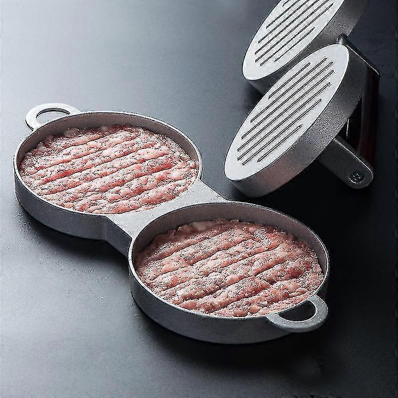 قالب لحم برجر جولة مكبس همبرغر سبائك الألومنيوم ، قالب شواء لحم البقر همبرغر ، قالب صانع فطيرة برجر ، مطبخ