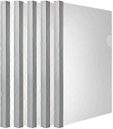 Clear Report Covers - Solid Color Sliding Bar - Transparent Resume Presentation