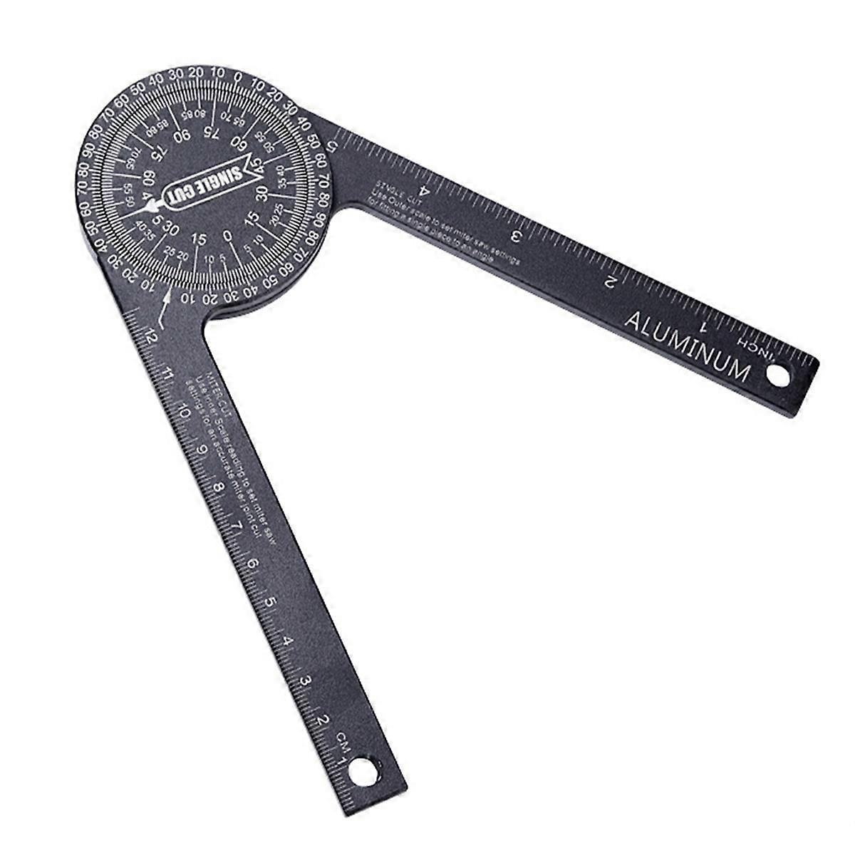 360 Degree Horizontal Protractor DIY Angle Ruler Positioning Angle Measuring Instrument