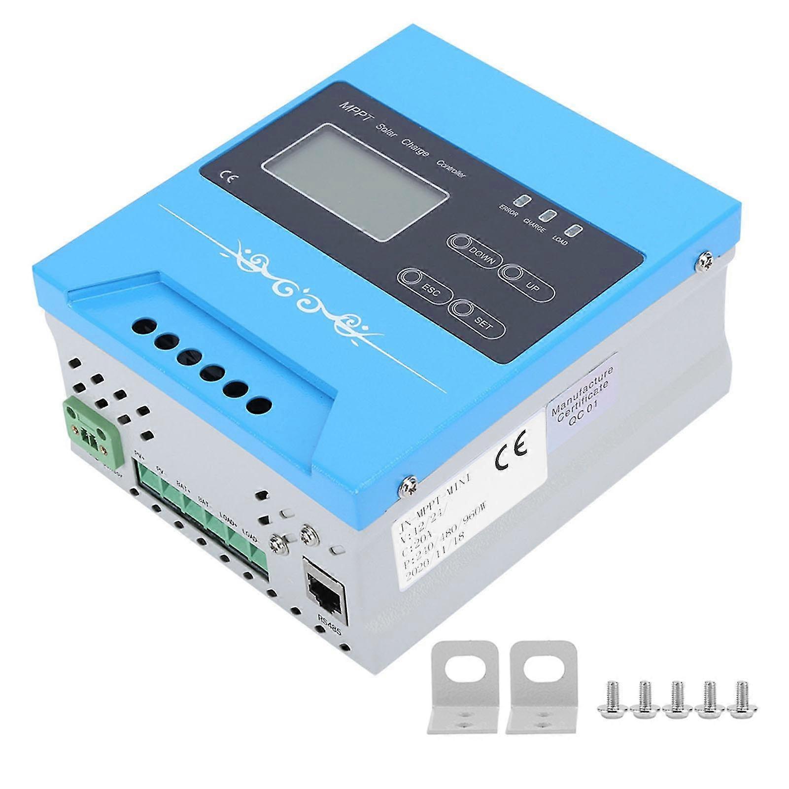 Jn-mppt-mini Mppt aurinkolatausohjain LCD-näyttö aurinkosähköinstrumentin älykäs säädin