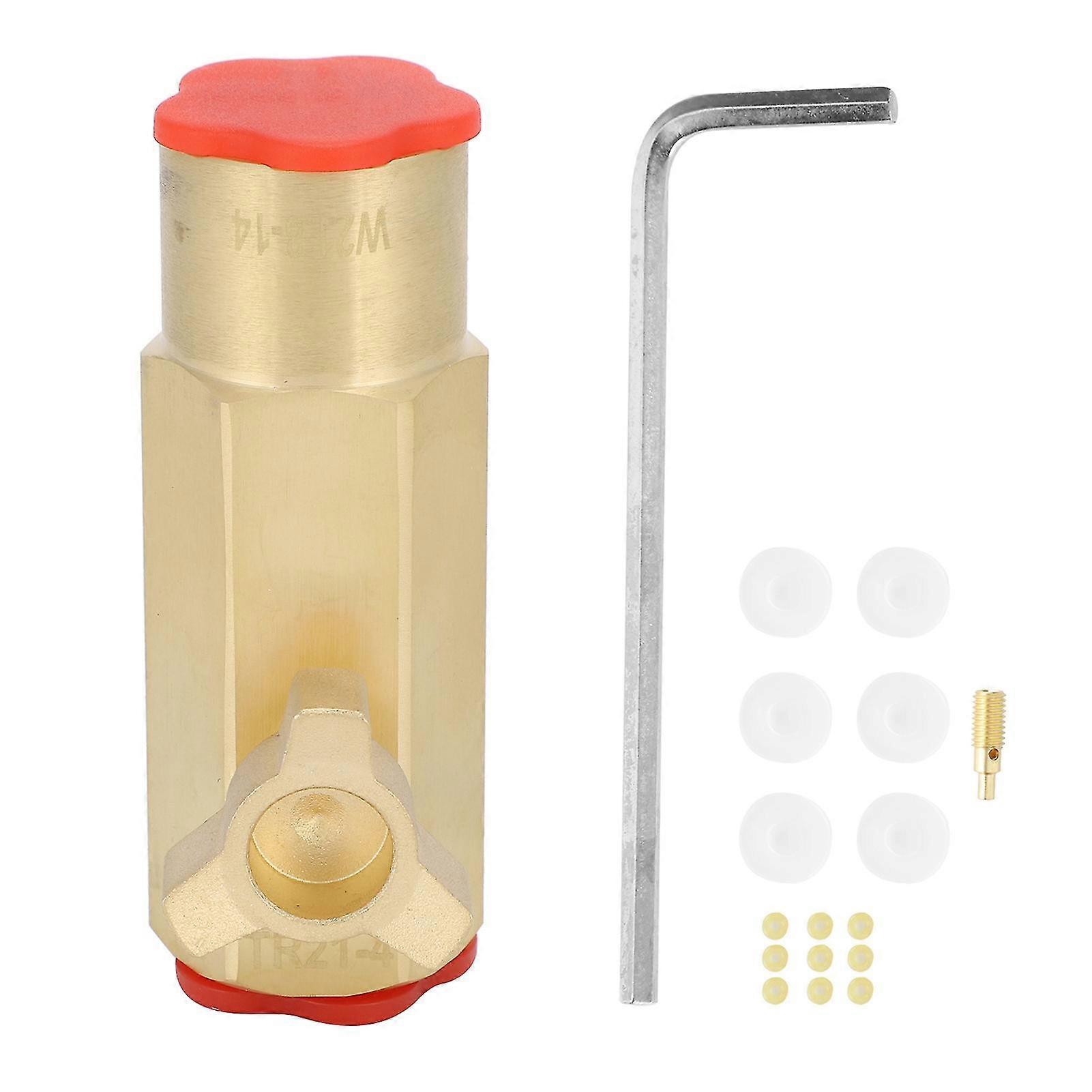 Co2 Refill Adapter Joint Connector W21.8-14 Soda Inflation Valve Filling Accessory
