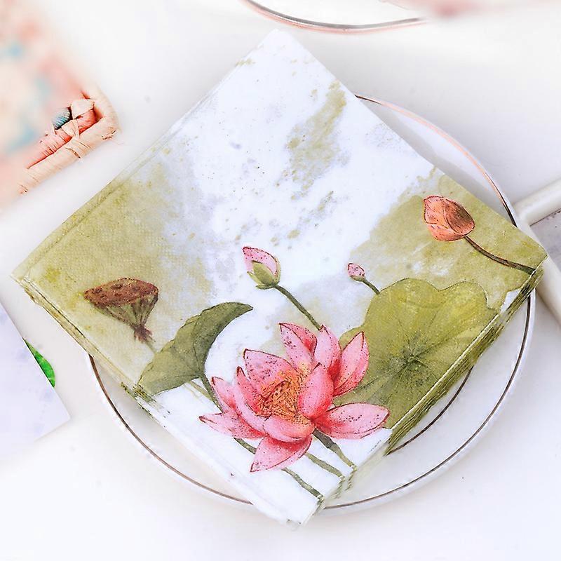 20pcs/Set Lotus Flower pad: Add a Flourish to Your Holiday Party Decorations! Eid Al-Adha Mubarak