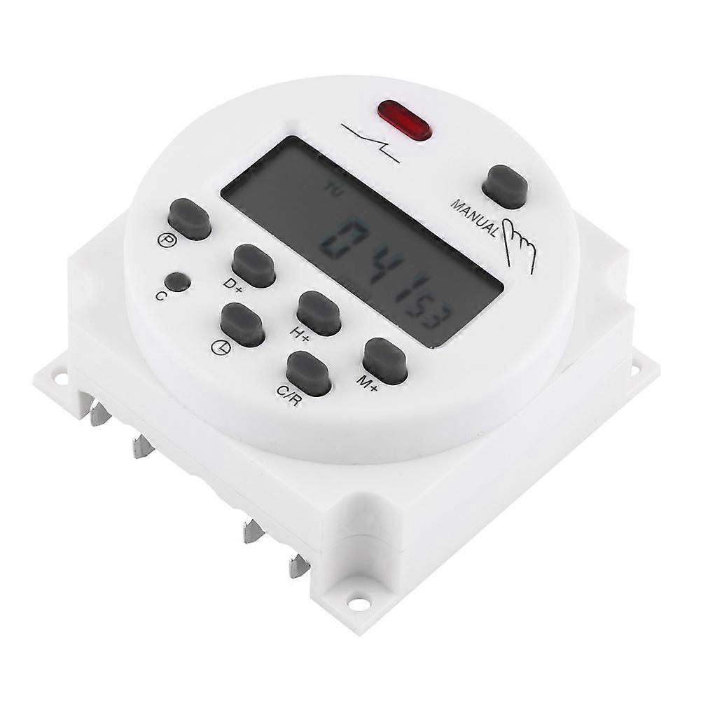 Microcomputer LCD Digital Programmable Relay Timer Switch (24VAC DC) for Electric Equipment