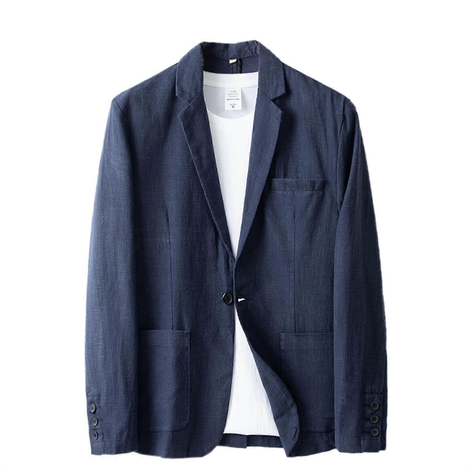 Férfi vászon blézer