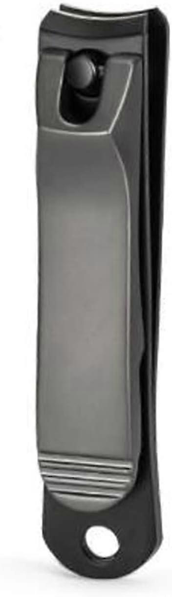 爪切り - ステンレス鋼ダイキャスト亜鉛合金、ブラック、ファイルトリマー付きマニキュアツール - サイズL