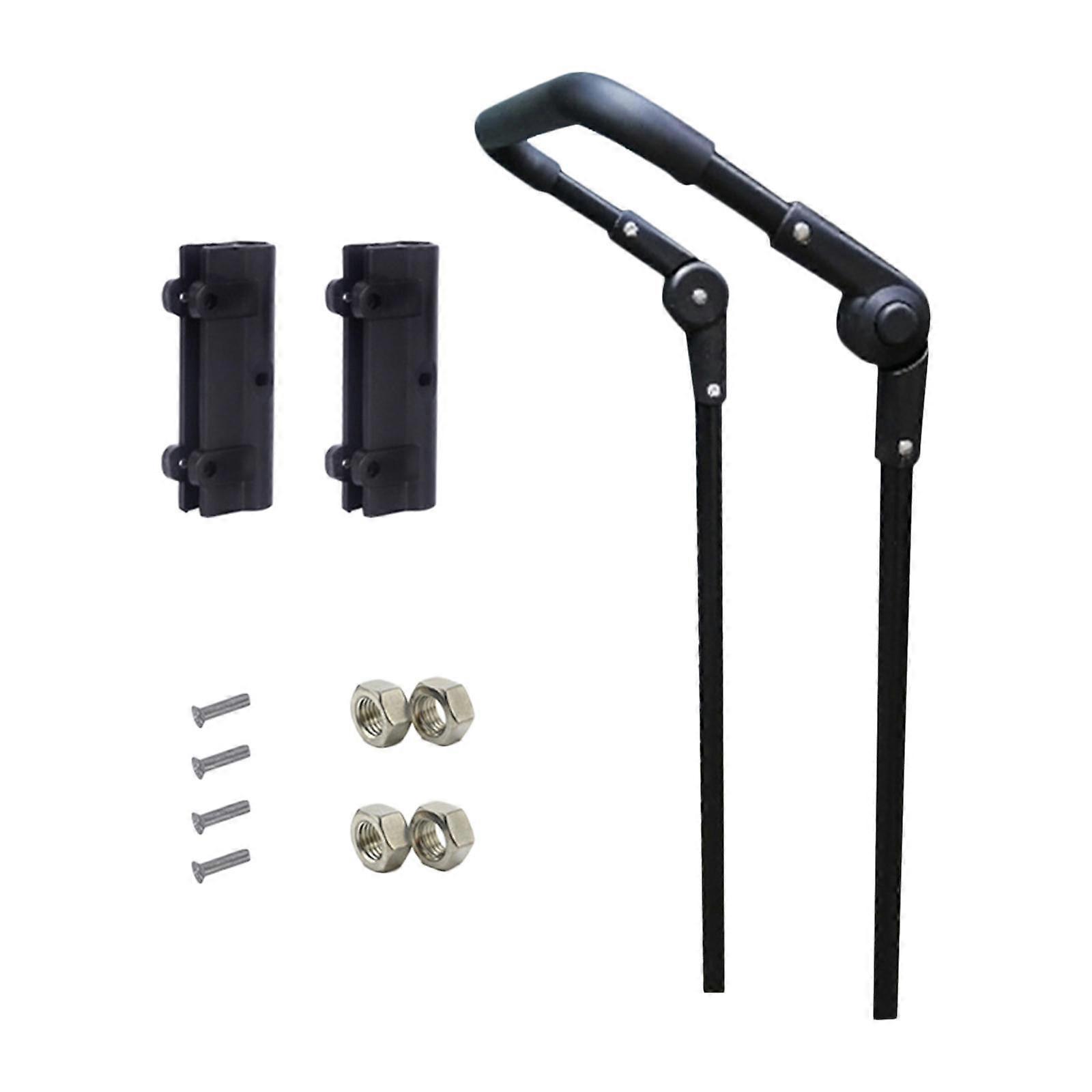 Foldable Wagon Push Handle Easy to Install Detachable Folding Trolley Handle