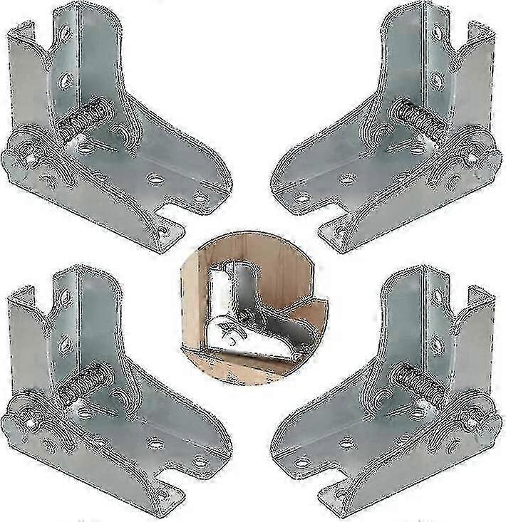 (4 Pieces) Folding Frame, Self-locking Hinge, Folding Table Legs, Folding Workbench-yvan