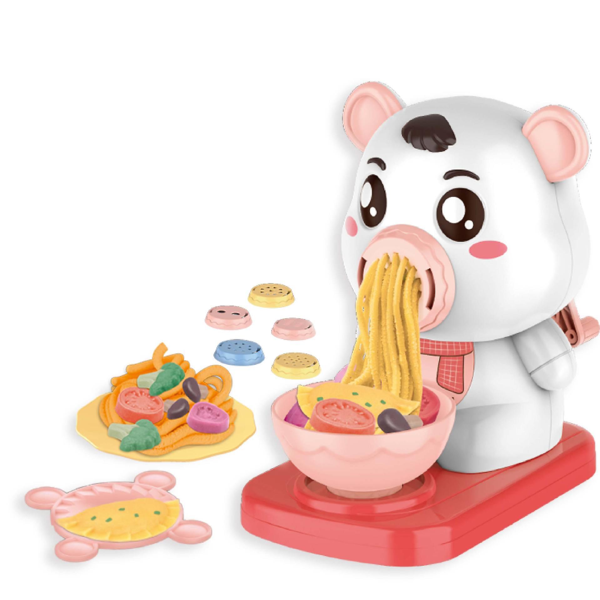 Colored Clay Noodle Maker Mold Set Kitchen Toys For Children