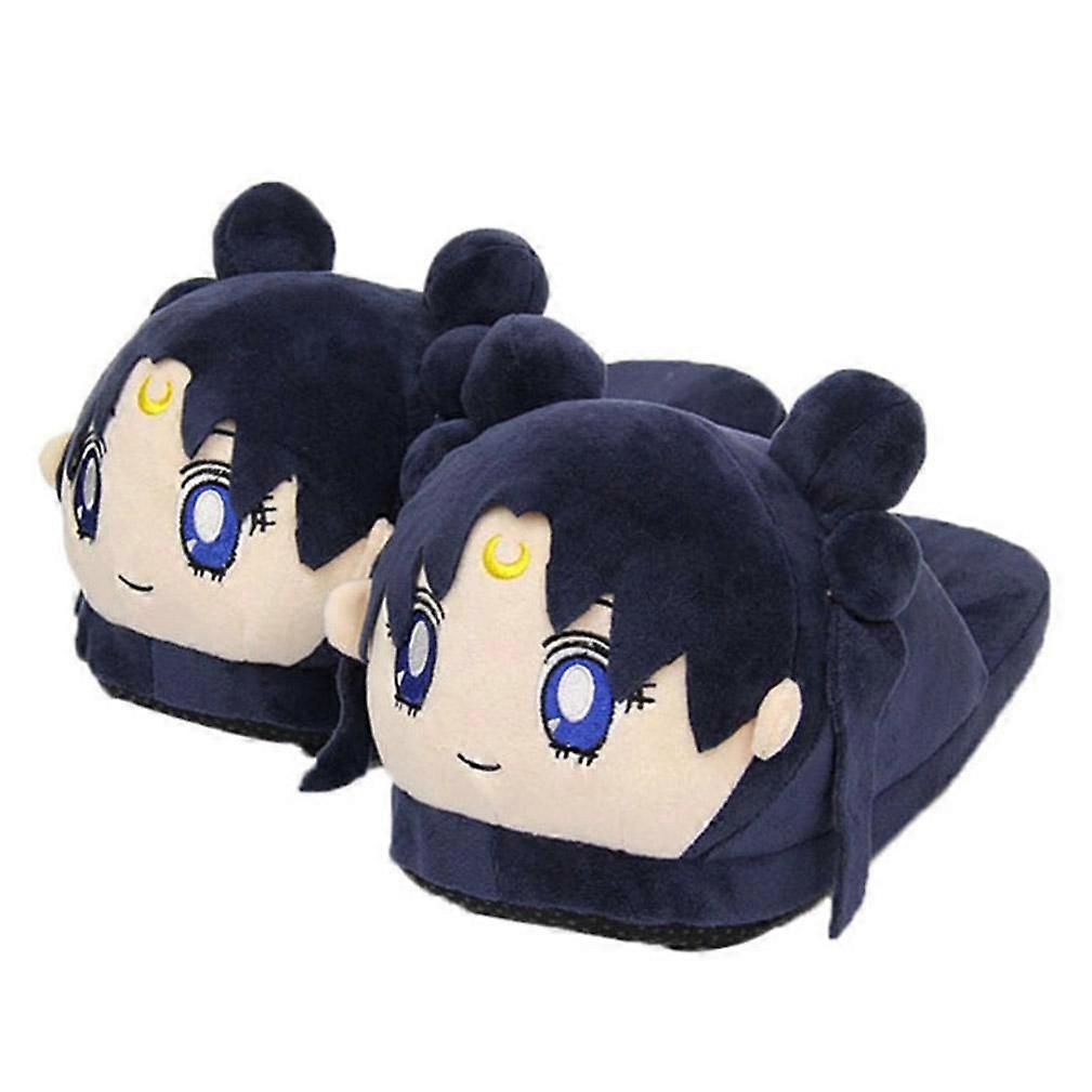Sailor Mercury Plush Cotton Slippers Anime