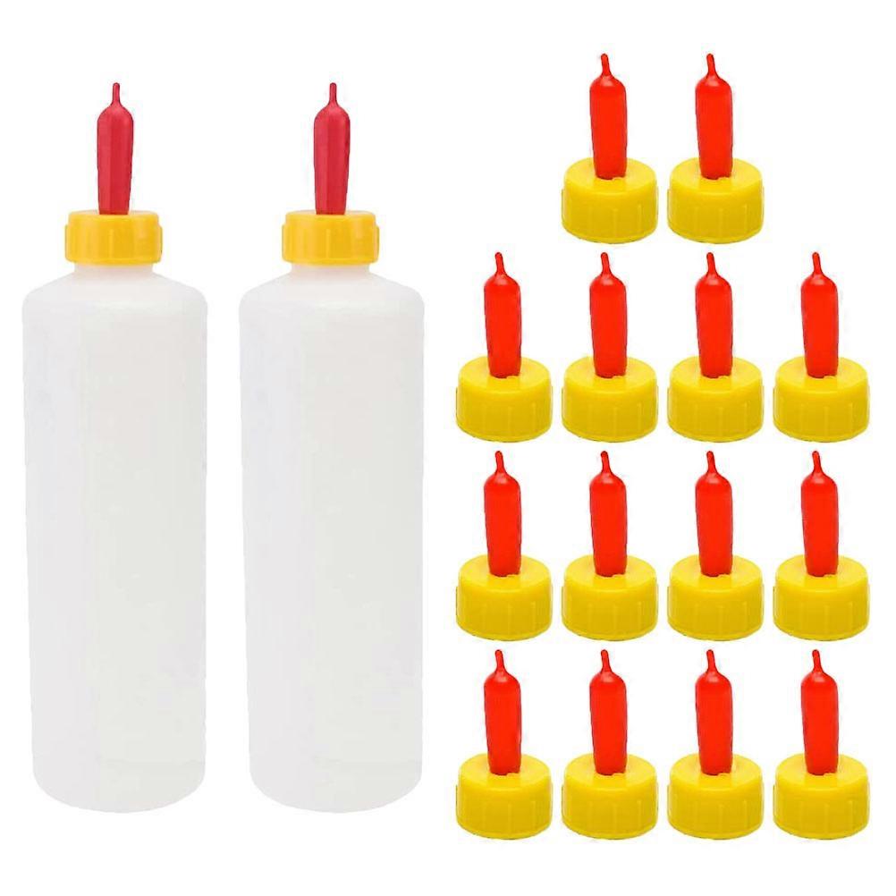 1 Set Goat Nursing Bottles Lamp Feeding Milk Bottles with Pacifiers Livestock Milk Bottles Small Bottles