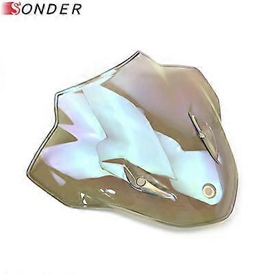 For BMW Black Motorcycle Motorbike Windshield S1000R S 1000R 1000 R 2014-2018 Double Bubble Windscreen Wind Deflectors Air Flow