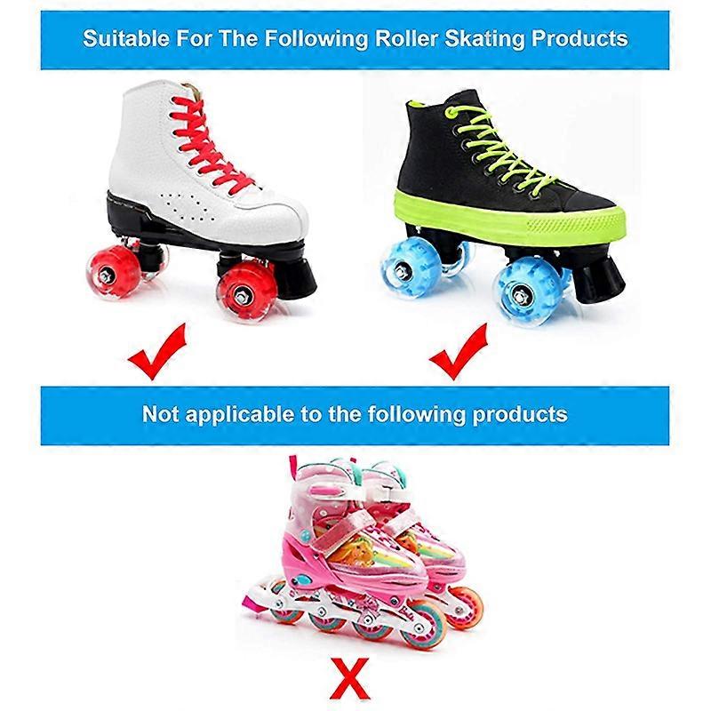 VAKA PU Rubber Roller Skate Toe Stoppers - 1 Pair With Screws, 1.85" Diameter, For C7 Skates & Similar