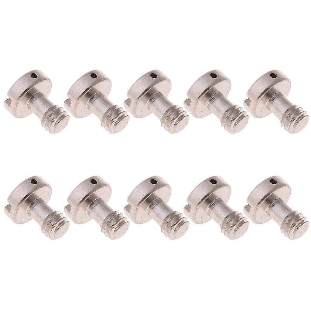 10pcs 1/4 camera screw for quick release plate 1/4 inch Folding D-Ring Adapter Tripod Monopod Quick Release Plate Camera