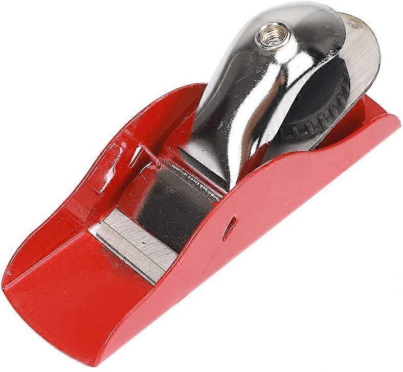 Door Planer Wood Block Plane, Wood Planer Tool, Manual Wood Plane Adjustable Hand Tool, Carpenter Woodworking Plane DIY Hand Tool(Red)