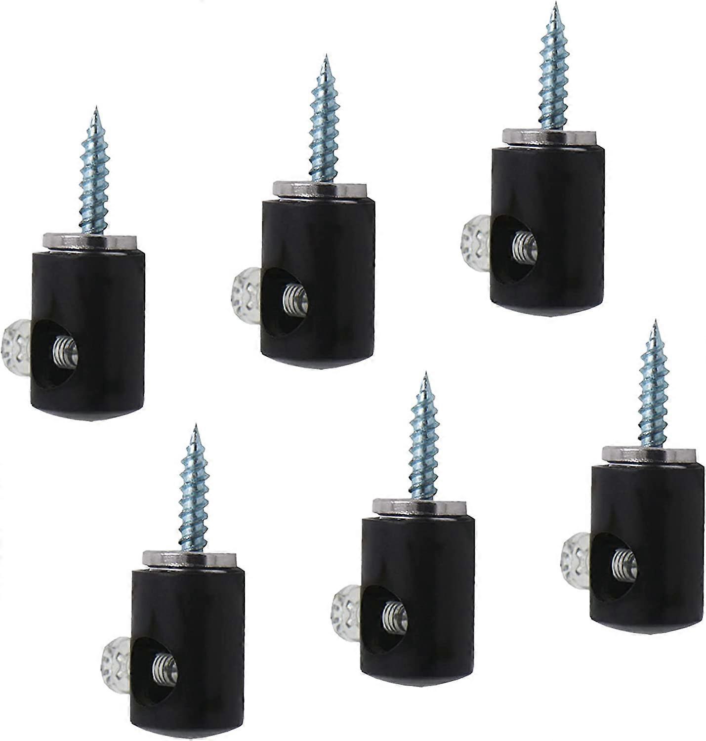 Pack Lighting Hooks for Chandelier, Ceiling Light - Black