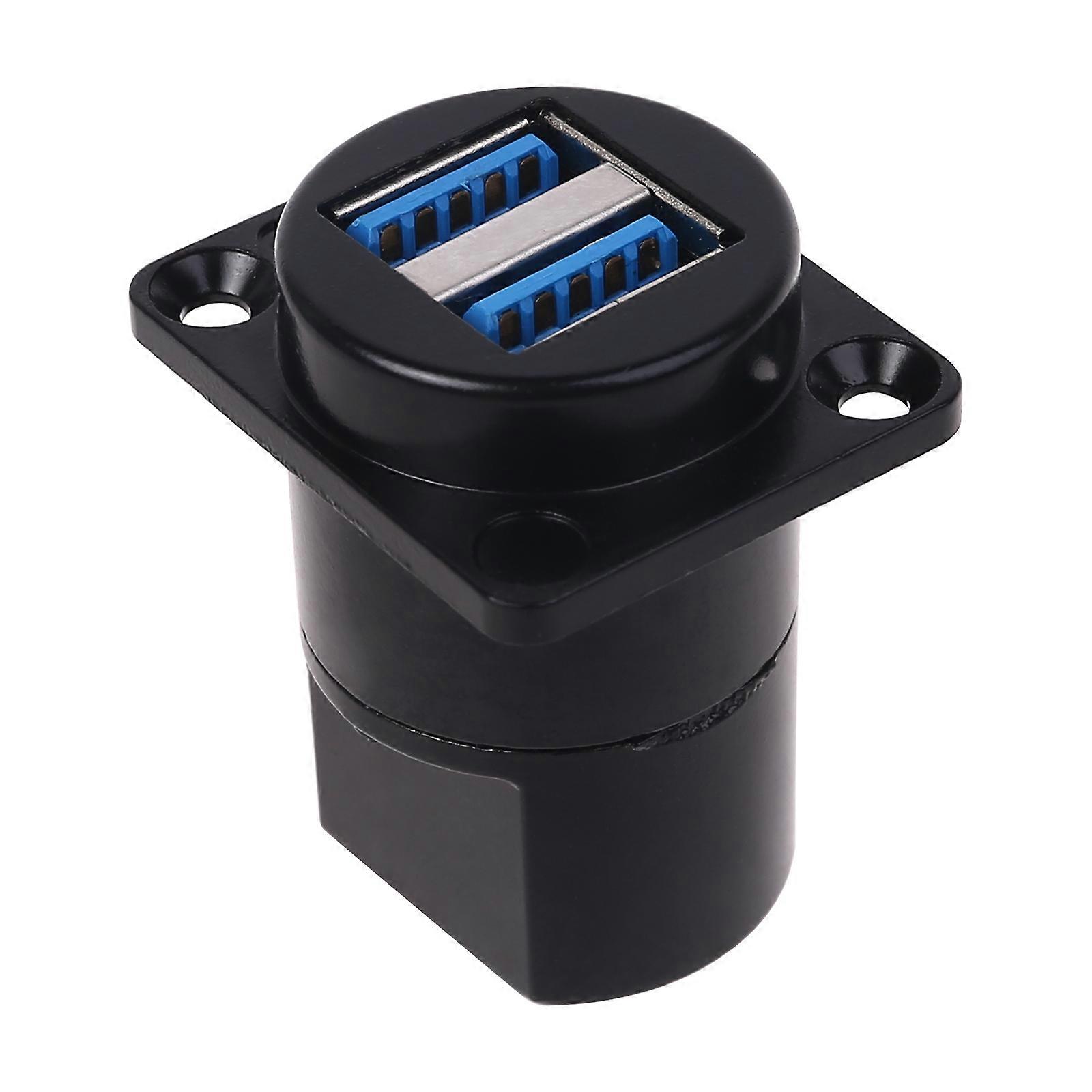 USB 3.0 Socket Metal D type Connector Panel Mount Holder Adapter Support Socket