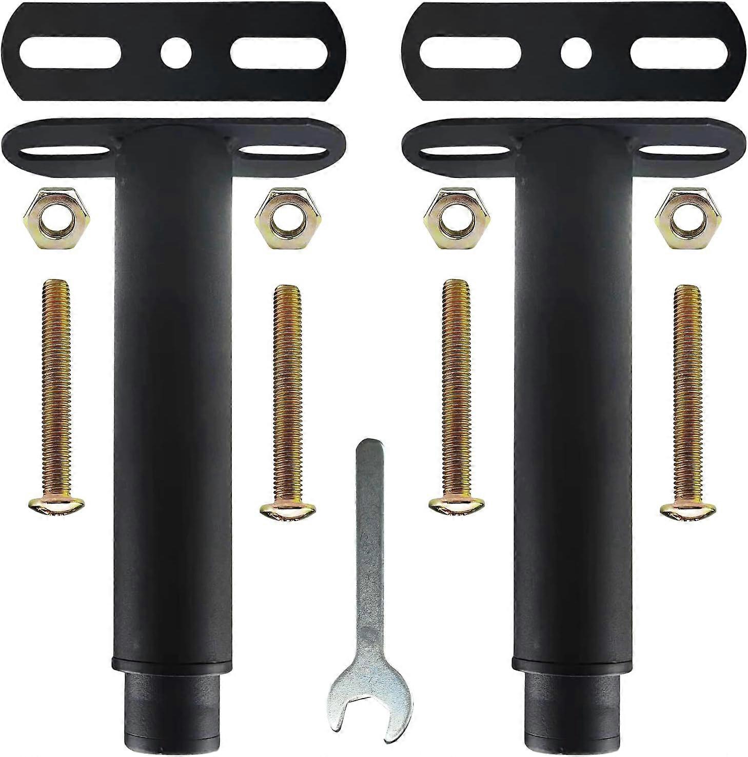 justerbare skabsben 2stk hvid seng justerbare ben t-formet justerbar seng fødder udtrækkelige metal møbler seng center støtteben, til seng, sofa (7