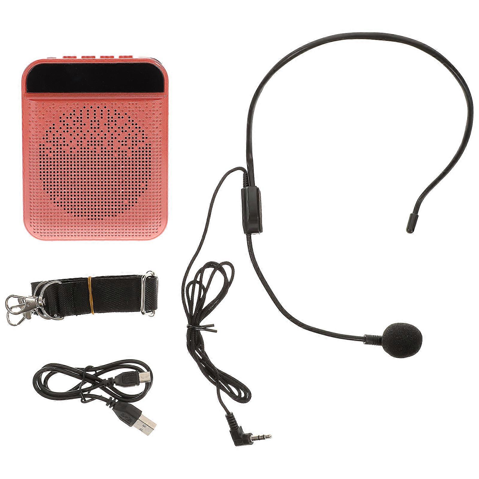 1 Set Teacher Loudspeaker Professional Multifunction Portable Voice Amplifier