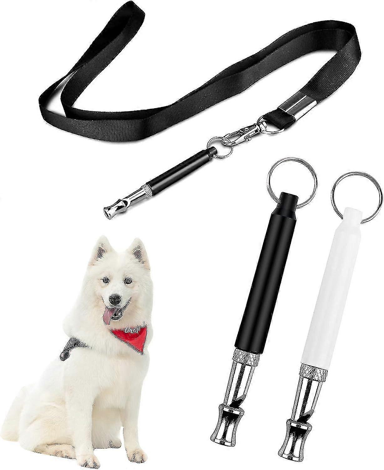 Sifflet pour chien, sifflet silencieux à ultrasons réglable, sifflet pour chien pour arrêter d’aboyer voisins chien, sifflets de dressage de chien sifflets professionnels pour Rec
